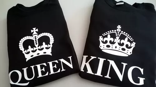 Camisetas Personalizadas Casal - King E Queen