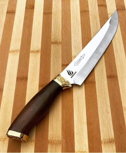 Cuchillo Artesanal Parrillero Premium 9  Enbrasas® Madera