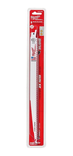 Imagen 2 de 9 de Seguetas Bimetal 12 Para Sierra Sable Milwaukee 48005037