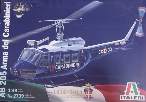 Helicoptero Bell Ab 205 1/48 Italeri Maqueta P Armar