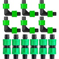 Comprar 12 Repuesto Conector Manguera 1 2 Goteo Riego Codo Para