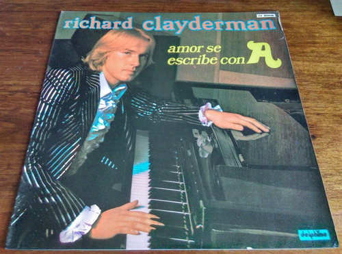 Vinilo Richard Clayderman--amor Sé Escribe Con A.  Ljp
