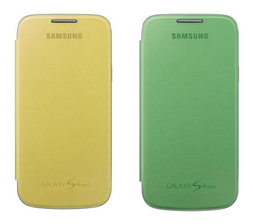 Kit de 2 capas con tapa para Samsung Galaxy S4 Mini Verde, Amarillo, Color Verde/Amarillo