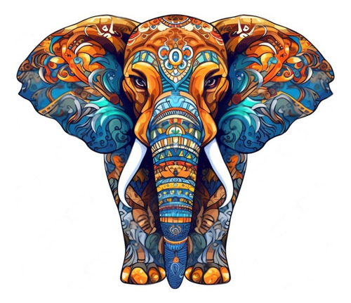 Pdf Imprimible Para Colorear 100 Elefantes Mandala