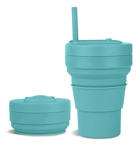 Tazas De Silicona Plegables De 350 Ml Con Tazas De Café Reut