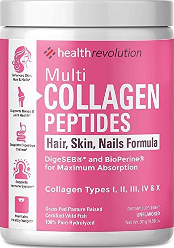 Health Revolution Multi Colágeno En Polvo Para Mujer  5 Pép