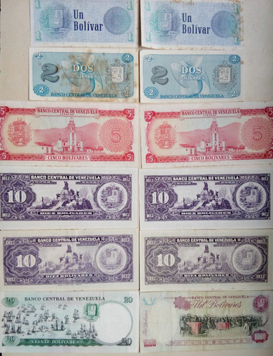 Billetes De Venezuela Antiguos