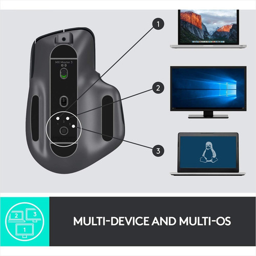 Imagen 3 de 10 de Combo Avanzado Logitech: Teclado Mx Keys + Mouse Mx Master 3
