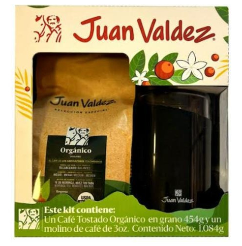 Molino Eléctrico Para Café Juan Valdez + Café Gourmet 500gr 