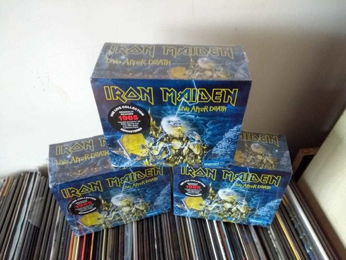 Iron Maiden - Live After Death Collectors Box 2cd+figura+par