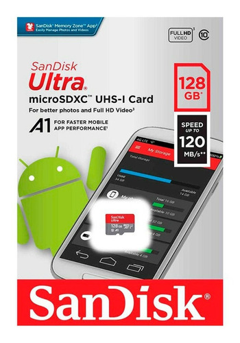 Memoria Sandisk Ultra Microsdxc 128gb Uhs-i Card
