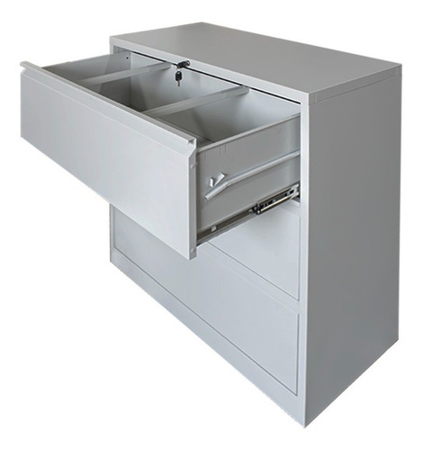 Imagen 3 de 3 de Kardex Metálico Horizontal 3 Cajones