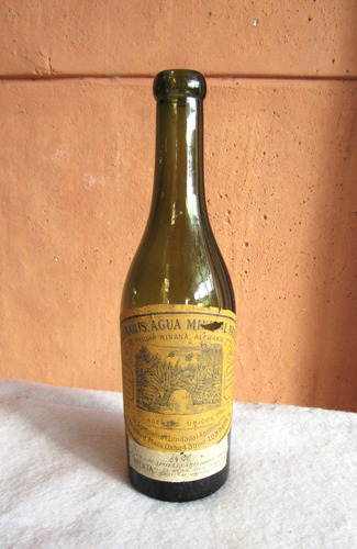Antigua Botella Apollinaris Agua Mineral Inglaterra 1900´s