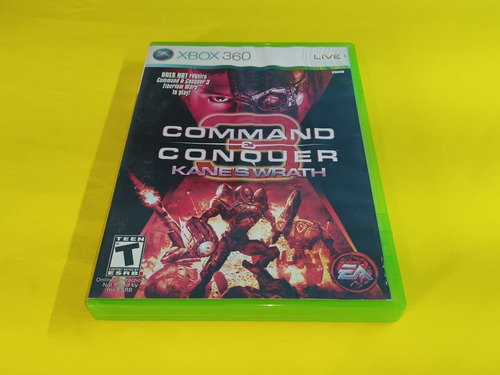 Command Y Conquer Kanes Wrath Xbox 360 Original