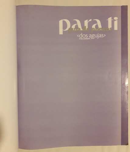 Revista Tejidos Para Ti Guía De Puntos En 2 Agujas 7 Liquido (Usado)