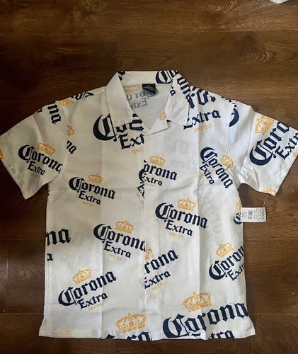 Camisa Estampada Hombre De Corona Cerveza X Kohl's