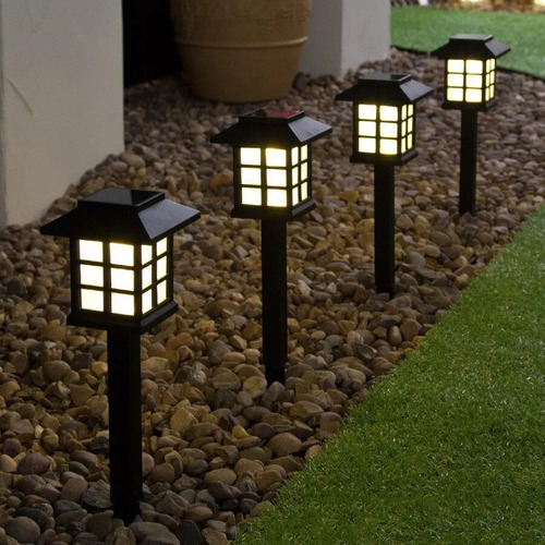 Luz Led Solar For Decoration Of Garden Lampe Of Césped P