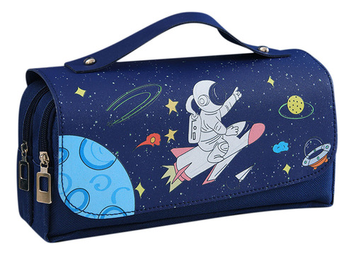 Estuche De Papelería O Space Astronaut Para Niños Y Niñas