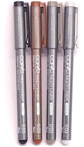 Rotuladores Copic Multiliner Pigmento Tinta A Base De Ancho 