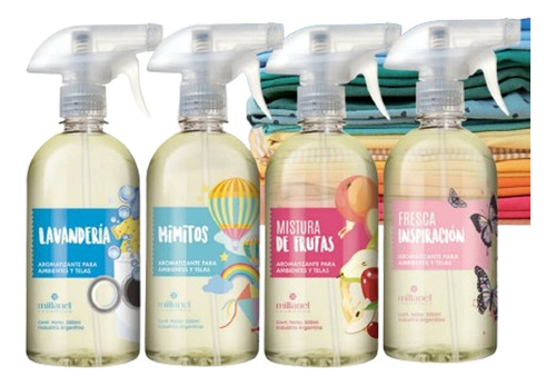 Millanel Aromatizante Ambiental Y De Telas X 500ml 