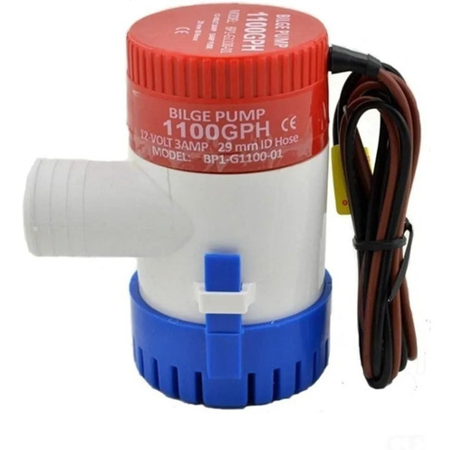 Imagen 1 de 10 de Bomba De Achique Eléctrica 1100 Gph Rule 12v 27d