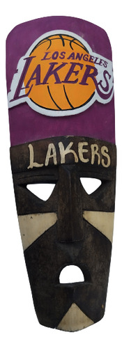 Máscara Artesanal De Los Angeles Lakers