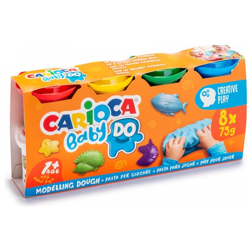  Masa De Moldear Carioca Baby Dough Caja X 8 Unidades