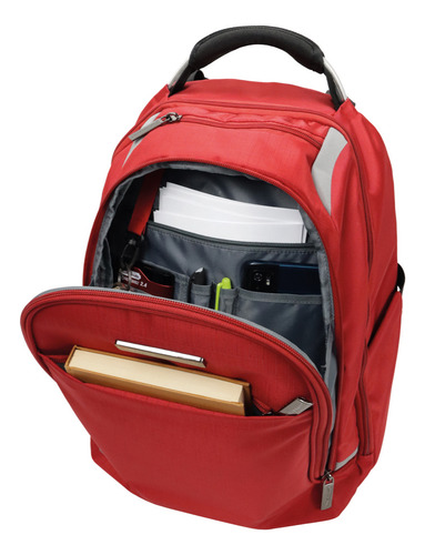 Mochila Swissmobility Zion Para Laptop De 15.6'' Color Rojo