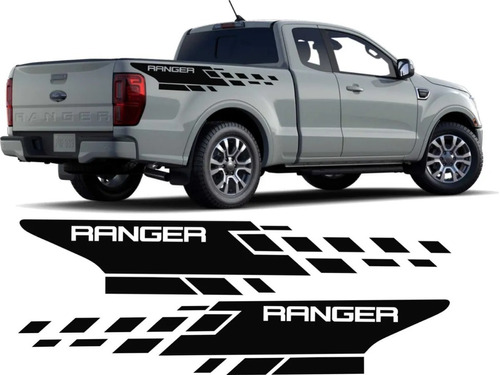 Sticker Para Costados De Batea Compatible Con Ranger