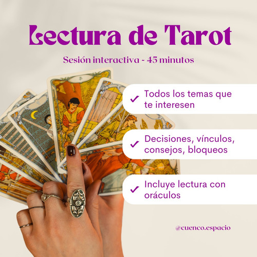 Sesión De Tarot / Interactiva / Online 