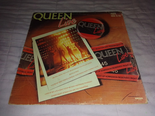 Lp Vinil Queen Live Rock N` Rio  