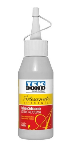 1 Cola Silicone Tekbond P/artesanato  60ml/51g Fera 106873