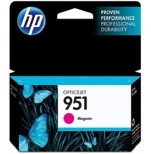 Hp Cartucho Tinta #951 Magenta, Cn051al, Original