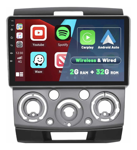 Radio Andorid Carplay 2+32 Mazda Bt50 2008-2014