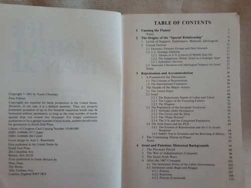 The Fateful Triangle Usa Israel Palestine N Chomsky Ingles