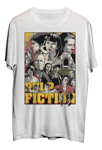 Pulp Fiction . Poster 1 . Película . Polera . Mucky