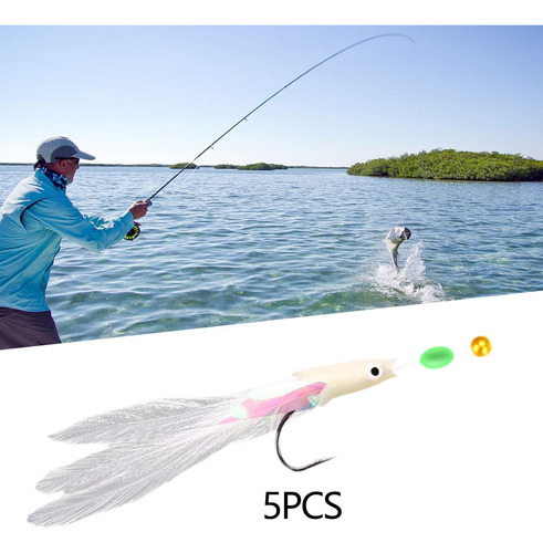 5 Piezas De Pescado Plataformas Marinas De Pesca Señuelos