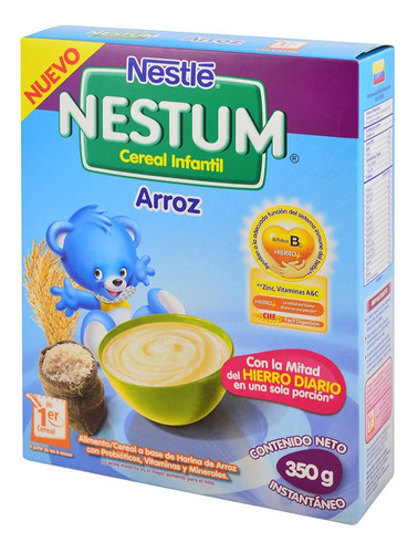 Cereal Infantil Arroz Nestle 350 Gramos
