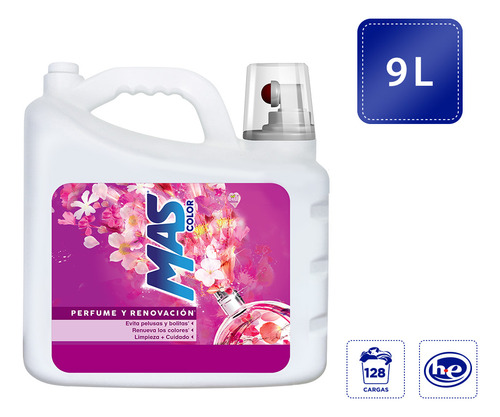 Mas color detergente líquido renueva y florece 9L