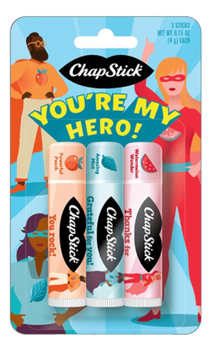 Chapstick Hero  Balsamo Labial Pack