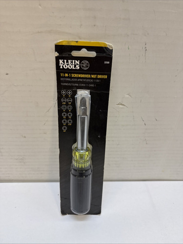 Klein Tools 11 In 1 Screwdriver Nut Driver W/ Cushio Ccx
