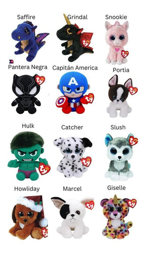 Peluches De Animales Marca Ty Importado Usa