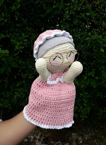 Títere De Mano Abuela Caperucita Roja - Karmin Tejidos