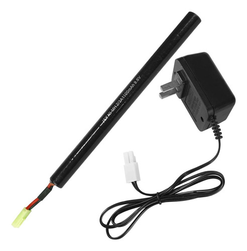 Bateria Airsoft Gun Series 9.6v Tamya 1100mah C/ Carregador