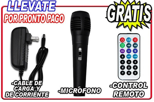 Bafle 8 Recargable Con Super Regalos Es Genial Vecctronica