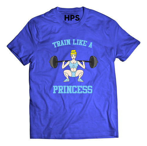 Playera Train Like A Princess, Princesa Cenicienta 