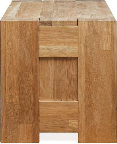 Imagen 7 de 7 de Mesa De Noche Madera 100% Maciza De Roble Ref: Maciza106
