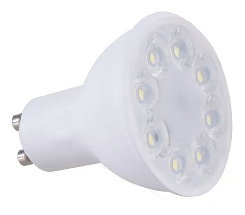 Lampara Dicroica Led 7w Alta Luz Neutra 4000k Gu10 220v