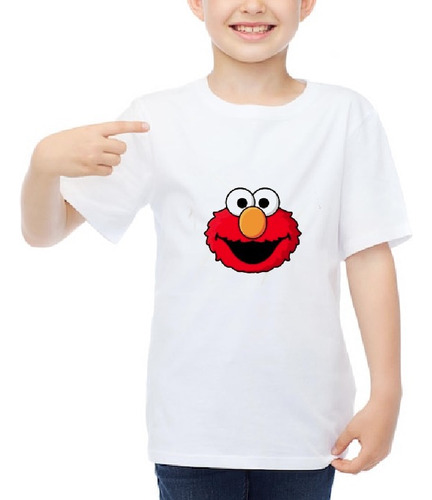 Playera Para Niño, Elmo Plaza Sesamo