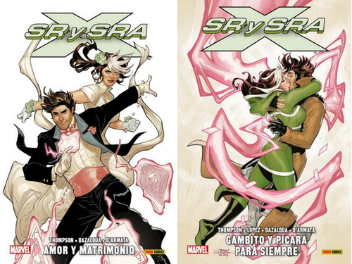 Panini España - 100% Marvel - Sr Y Sra X #1 Y #2 - Completo!